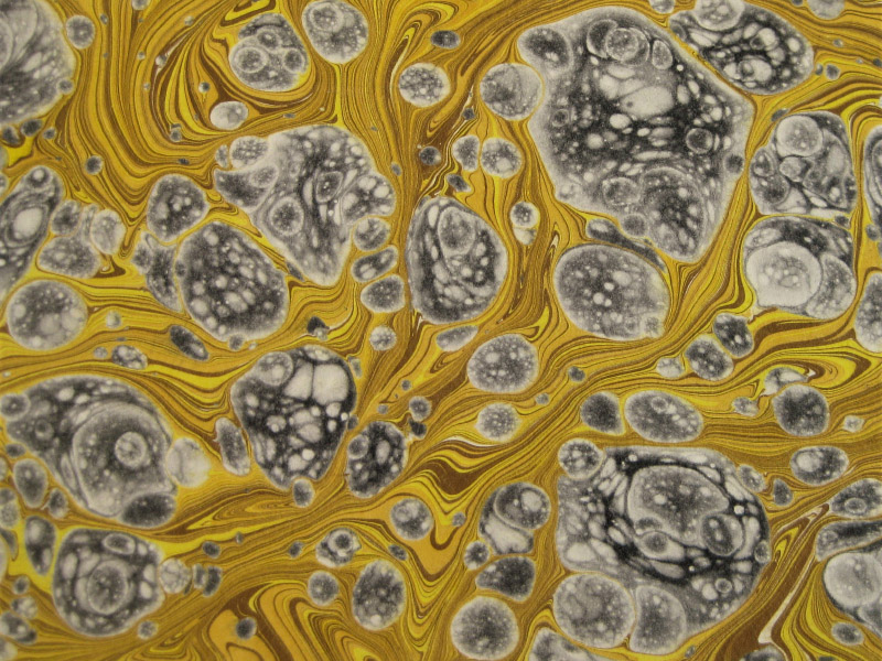 Venetian marbled paper - Stormont